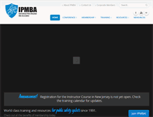 Tablet Screenshot of ipmba.org